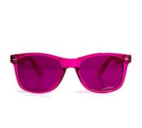 GloFX Gafas de terapia de color - Gafas de chakra, gafas de estado de ánimo, gafas de relajación, gafas de terapia de luz, gafas de cromaterapia, gafas de cromoterapia (magenta)