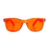 GloFX Gafas de terapia de color, lentes de terapia de luz para cromoterapia, lentes de colores de sensibilidad a la luz, gafas de migraña, Orange, Talla única