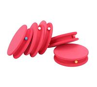 GLOGLOW 10 piezas de tabla de pañales de pesca hecha de espuma EVA ligera, fiable y fácil de usar para enrollar anzuelos, ideal para aficionados a la pesca (PINK)