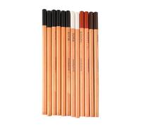 GLOGLOW 12 Lápices de Dibujo Irrompibles con Caja de Madera, Suministros de Dibujo Artístico, Herramientas de, Accesorios de Pintura Artística para Dibujar, Escribir, Escuela,