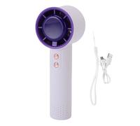 GLOGLOW 13000 Rpm 120 Configuración de Velocidad Ventilador de Enfriamiento Personal Turbo Potencia Ventilador Portátil 7 Color LED Ambient Light 3000mAh Recargable 3.5-15h Lación de