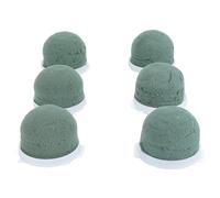 GLOGLOW 24 Mini Soportes Redondos de Espuma Floral con Adhesivo para Botella de Vino, Sombrero, Decoración de Mesa de Boda, Espuma Floral Verde para Flores Artificiales Frescas, Incluye