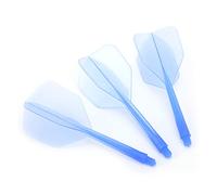 GLOGLOW ABS Dart y VUELOS DE Alto Ligero Actuales ADECTIVO para Todos LOS Juegos DE Dart 3 PCS (Blue)
