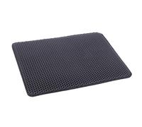 GLOGLOW Alfombrilla para Caja de, EVA de Doble Capa, Impermeable, 35 Pulgadas, a Prueba de Fugas, Alfombrilla para Atrapar para Gatos para Protección del Suelo, Almohadilla Antideslizante para Uso