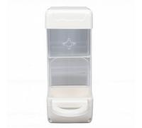 GLOGLOW Alimentador Automático para Jaula de Pájaros, Accesorios Desmontables para Jaula de Periquitos, Canarios, Cacatúas, Pinzones, Comedero para Pájaros sin Ensuciar, Nan (500ML)