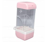 GLOGLOW Alimentador Automático para Jaula de Pájaros, Accesorios Desmontables para Jaula de Periquitos, Canarios, Cacatúas, Pinzones, Comedero para Pájaros sin Ensuciar, Nan (500ML)