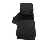 GLOGLOW Almohada para el Cuello con Extensión de Pestañas, Almohada para Pestañas, Ergonómica en Forma de U, Espuma Viscoelástica, Tela Suave de Cristal con Bolsillo Lateral (BLACK)