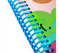 GLOGLOW Anillo de Unión de Plástico de 20 Piezas, Anillo de Enlace de Plástico de Hoja, de Espiral de Resorte para Papel A4, de Unión de 20pcs, Oficina de 30 Orificios Sueltos y Suministros