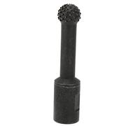 GLOGLOW Archivo Giratorio de Escultura de Madera Bourr de Brocas Eficientes Pulido de Perforación de Perforación, Acero de Aleación de Vanadio Cromado, Negro, 1 X Archivo de Esfera, para 115, 125