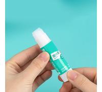 GLOGLOW Barra de Pegamento Sólido de 9g, Adhesivo PVA de Larga Duración, Secado Rápido para la Escuela de Oficina en Casa, Barra de Pegamento Artesanal de Unión Fuerte (WHITE)