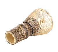 GLOGLOW Batidor de té de bambú, Espumador Matcha, Chasen Hecho a Mano de 120 Puntas, Cepillo de Estilo Japonés para Ceremonia del té, Mezclador Suave para Herramienta de Cocina de café con Leche
