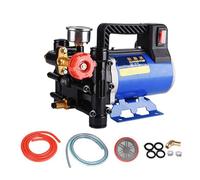 GLOGLOW Bomba de Pistón Eléctrica de Doble Cilindro, Bomba de Agua de émbolo de Acero Inoxidable, Alta e 200 W para Riego Agrícola y Lavado de Autos de Alta Resistencia (60V)
