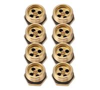 GLOGLOW Boquilla de Latón, Boquilla de Manguera de Latón de la Manguera de Enfriando Neblina Ajustable para el Jardín de la Mina de Refrigeramiento de, 20 Piezas 1/2 Pulgada de Neblina Nan Nan