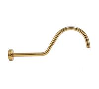 GLOGLOW Brazo de Extensión para Cabezal de Ducha, Brazos de Ducha y Barras Deslizantes, Extensor de Brazo de con Cuello de Cisne, Tubo Elevador en Forma de S a Prueba de Fugas, 16,5 X 4,7 Pulgadas