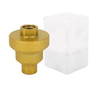 GLOGLOW Broca Escalonada Soldada con Diamante 20 Mm 35 Mm 50 Mm Escariador Cónico Multicapa Azulejo Mármol Concreto Chaflán Granito Cuarcita Piedra de Vidrio con Vástago M14 para