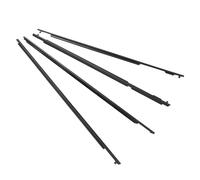 GLOGLOW Burlete para Burlete, 4 Piezas, Reemplazo de Sellado de Ajuste Preciso para 150 Series 2010 a 2020, Juego de Molduras para Cinturón de Puerta, Ventana de Goma ABS Automotriz