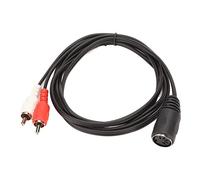 GLOGLOW Cable DIN de 5 Pines a 2 Cable Adaptador de Sonido de Agarre Fuerte para Equipos Estéreo Bang and Olufsen