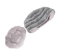 GLOGLOW Cama de Cueva de Gato, Saco de Dormir para Mascotas Cama de Abrazo de Gato Semiclados con Cojín Extraíble para Gatitos de Cachorro Interior de Cueva de, Lechos de con Capucha de Lujo