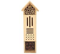 GLOGLOW Casas de Abejas para el Jardín, Casa de Insectos de Madera, Hábitat Natural para Abejas y Mariposas, Parques y Jardines Al Aire Libre