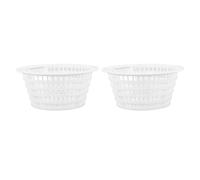 GLOGLOW Cesta para Limpieza de Piscina, desnatador de Agua eficiente, Set de 2 Piezas Resistente, para Mantenimiento residencial y Comercial, Uso Profesional y doméstico