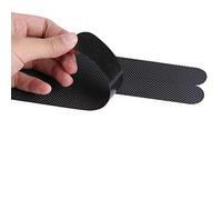 GLOGLOW Cinta de Seguridad para Caminar, Material de Agarre Impermeable Autoadhesivo, Tiras Antideslizantes para Bañeras, Duchas, Escaleras y Rampas (BLACK)