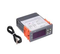 GLOGLOW Controlador de Temperatura Digital -1000, Termostato Mini con Pantalla LED Grande, Modo de Calefacción y Enfriamiento para Congelador, Refrigerador, Enfriador Industrial (24V)
