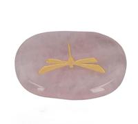 GLOGLOW Cristales Curación de Piedras para la Terapia de Ansiedad Chakra Reiki Balanceando Sangre de Dragón Preocupación Palmilla de Bolsillo Palabón Nan Nan (PINK)