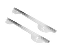 GLOGLOW Cubierta de la Estufa de Acero Inoxidable de 2 Piezas, Kit de Ajuste de Rango de Relleno Lateral del Horno 23.43x3.35 Pulgadas con un Diseño Fácil y Limpio para la Decoración