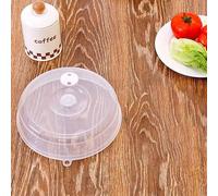 GLOGLOW Cubierta para Placa de Microondas, Material PP, Diseño Transparente Reutilizable, 10 Pulgadas de Diámetro, Ideal para Uso en Cocina (S 48x20x57 pulgadas)