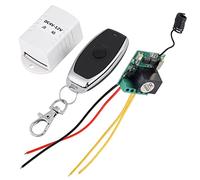 GLOGLOW DC 4 V 5 V 6 V 7.4 V 9 V 12 V de Control Remoto de Relé Inalámbrico One Key Switch Receptor + Transmisor para Ordenador, Puerta Automática, Ventana