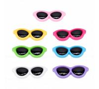 GLOGLOW Dijes Acrílicos con Parte Posterior Plana Mini Dijes para Gafas de Sol 70 Piezas Adornos Acrílicos para Lentes 4x1,5 Cm, Cabujones con Parte Posterior Plana para DIY Caja del Teléfono Clips