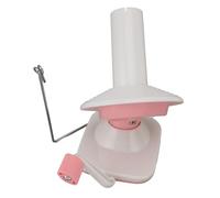 GLOGLOW Enrollador de Bolas de Hilo, Enrollador de Hilo con Abrazadera de Escritorio, Almohadilla Antideslizante de Silicona, Piezas de Acero Inoxidable con Poste Acrílico, para Tejer a Ganchillo y
