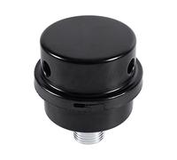 GLOGLOW Filtro de silenciador de Aire de 1/2", Filtro de silenciador de Conector de Rosca Filtro de Ruido de admisión de Metal para compresor de Aire sin Aceite