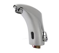 GLOGLOW Grifo con Sensor Automático, Grifo para Fregadero de Baño sin Contacto, Manos Libres con Placa de Cubierta, Caja de Control, Mezclador de Temperatura para Cocina, Baño, Lugar