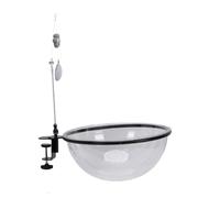 GLOGLOW Hamaca para Gatos para Escritorio con Abrazadera en Material de PC, Ventana de Burbujas de 15 Pulgadas para Oficinas Pequeñas, Percha Elevada para Gatos Que Aman Ver Trabajar a los