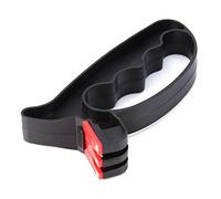 GLOGLOW Handheld 2 en 1 Cuchillo de Afilador de Tijeras, Afilador de Cortador de Cuchillas Profesional con Fácil Agarre, para Afilar Cuchillos y Tijeras de Mano 2 en 1 de, Nan