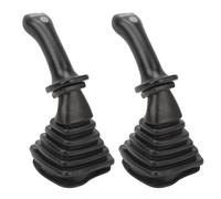 GLOGLOW Joysticks Joystick 3 Botones 6 Pines con Cubierta Antipolvo Agarre Ergonómico para Doosan DH DX150 215 225 300 370 9C Operadores Excavadora Control ABS Aleación de Aluminio Automotriz