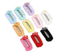 GLOGLOW Juego de 10 Pinzas para el Pelo de Perros, Pasadores para el Pelo de Mascotas, Hermoso Adorno para el Cuidado de Mascotas, Fácil, Viste a Tus Mascotas para Cualquier Ocasión