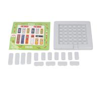 GLOGLOW Juguete de Laberinto de Estacionamiento, Rompecabezas de Laberinto Educativo de Plástico con Diseño Colorido para el Desarrollo del Pensamiento Lógico en Niños