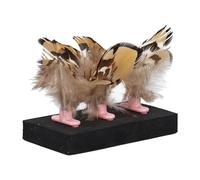 GLOGLOW Juguete de Pluma de Gato Interactivo, 3 Piezas Ventita de Plumas de Mascotas Alivio de Ansiedad con el Juguete con Plumas Suaves para Gatos Perros de Juego Interno Al Aire Libre. (2)