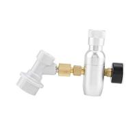 GLOGLOW Kit Regulador de Cartucho de CO2 de 16 G, Dispensador de CO2 con Rosca MFL y Desconexión de Gas para de Barril de Cerveza Casera (0-60 PSI o 0-150 PSI). (0-150PSI)