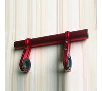 GLOGLOW Marco de extensión para manillar de bicicleta, clip de soporte para linterna de bicicleta, para más diversión, apto para varios accesorios, barra de fibra de carbono para ciclistas, color