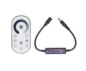 GLOGLOW Mini controlador inalámbrico RF Full Touch Dimmer con función de escenario DIY para mesitas de noche