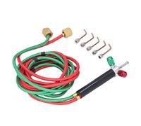 GLOGLOW Mini Herramienta de Soldadura con Soplete de Gas, Soplete de Soldadura con Ajuste de Válvula de Gas de Oxígeno para Trabajos de Metal de Cobre, Platino y Oro