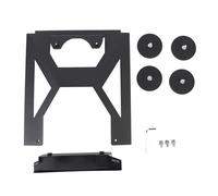 GLOGLOW Mini Soporte de Techo de Base de Montaje de Satélite Rectangular para Mini Plato Aleación de Aluminio Ajustable con 4 Soportes Adsorbidos Fuertes para RV Barco Van