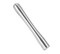 GLOGLOW Muddler Trituradora de Hielo Varilla para Mezclar Cócteles Cabeza de Martillo de Diamante Herramienta de Barra de Acero Inoxidable, con Ergonómico, para Romper (Cintura gruesa 22,5 cm todo