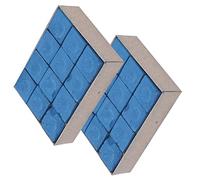 GLOGLOW NoSlip Pool Tip Chalk - Lote de 24 barras de tiza para billar (alta adherencia), color azul y rojo