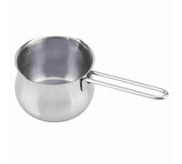 GLOGLOW Olla para Derretir Mantequilla de Acero Inoxidable, Olla para Leche de Calidad Alimentaria con Línea de Escala, Capacidad de 800 Ml, Ideal para Derretir Chocolate y Calentar Leche