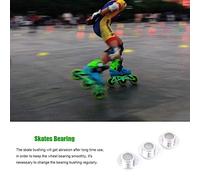 GLOGLOW Patinillos de Acero Inoxidable de Reemplazo Básico que Roda de Patinaje Liso, Paquete de 15 Piezas