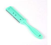 GLOGLOW Peine Cortador de Pelo, Cortes Laterales Dobles Corte de Pelo Fino Salón de Peine Peluquería Hair Trimmer Cortador de Pelo Herramienta Shaper (Verde)